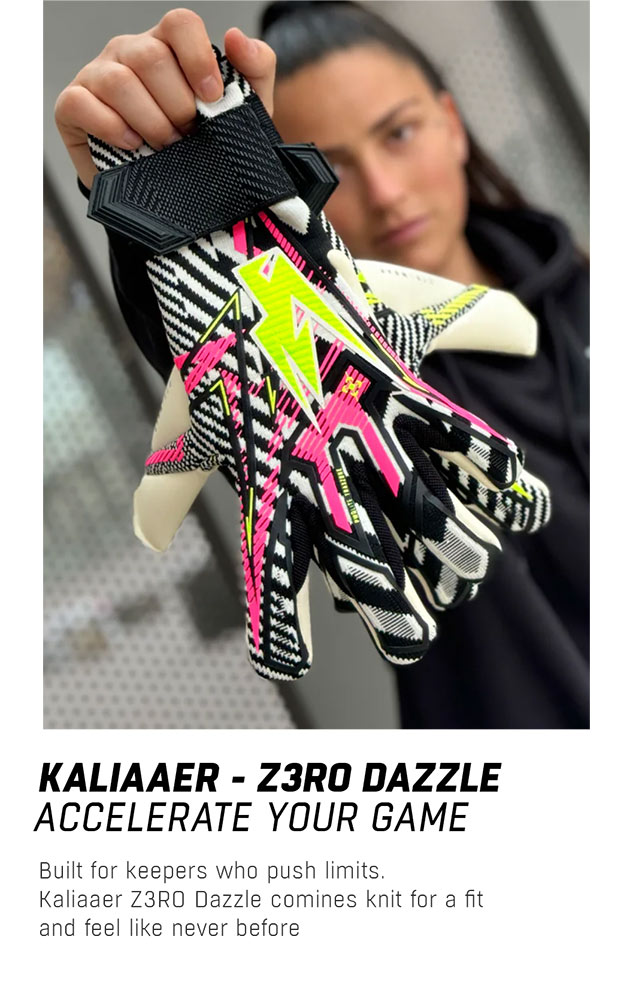 Kaliaaer Z3RO zero degrees DAZZLE goalkeeper gloves