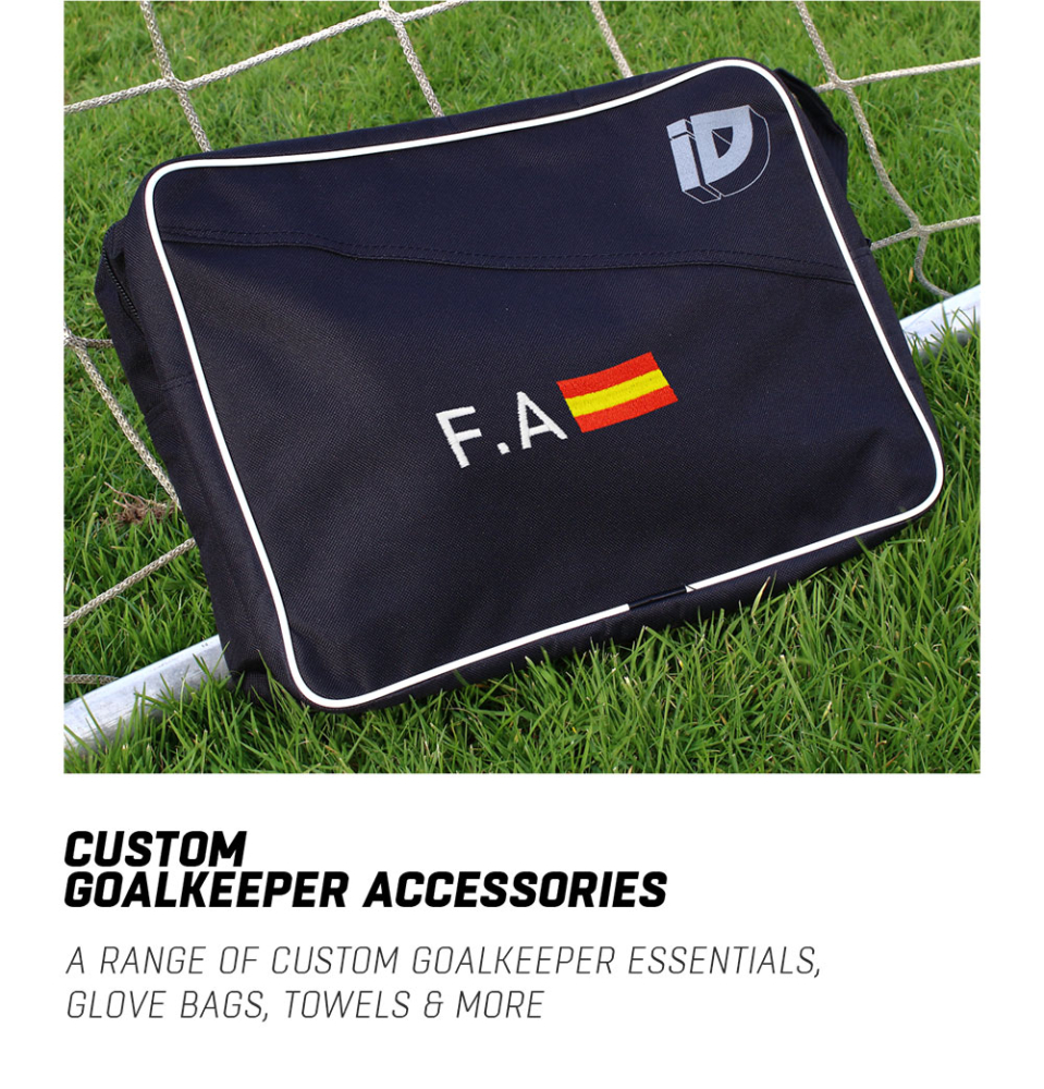 Keeper iD Custom goalkeeper glove bags accessories