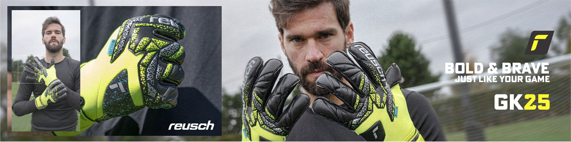 Reusch GK25 Attrakt GK:LAB Goalkeeper Gloves Alisson 