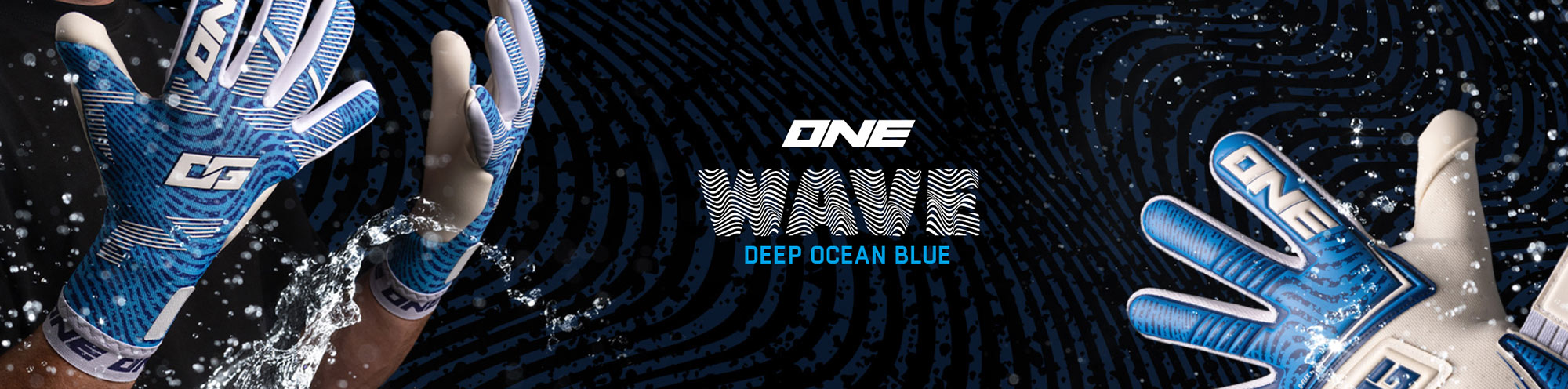 ONE Wave Pack Goalkeeper Gloves Cyclone Aqua Pack