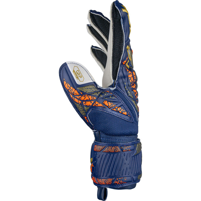  54708154410 Reusch Attrakt Grip Goalkeeper Gloves Blue/Gold 