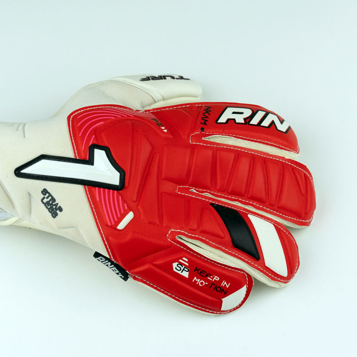  NKTFA140 Rinat NKAM Turf Onana Goalkeeper Gloves Red/White 