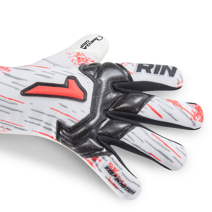  KAAA131 Rinat Kali Alpha Goalkeeper Gloves White/Red 