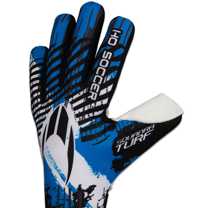 HO Soccer Squadra Turf Negative SCOTLAND Junior Goalkeeper Gloves Blue