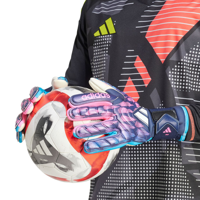 JD9098 adidas COPA Pro Reemergence Goalkeeper Gloves Legend Ink / Neon