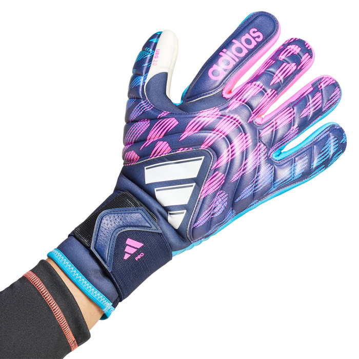 JD9098 adidas COPA Pro Reemergence Goalkeeper Gloves Legend Ink / Neon