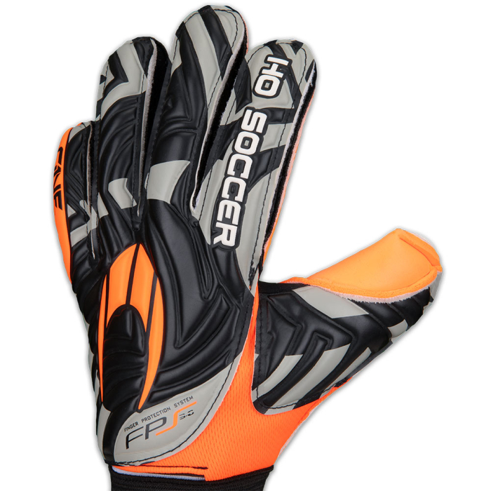 520423 HO Soccer One Protek Flat Goalkeeper Gloves Orange