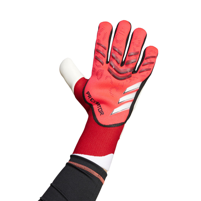 adidas Predator 25 Pro Promo Junior Goalkeeper Gloves Lucid Red / Pure