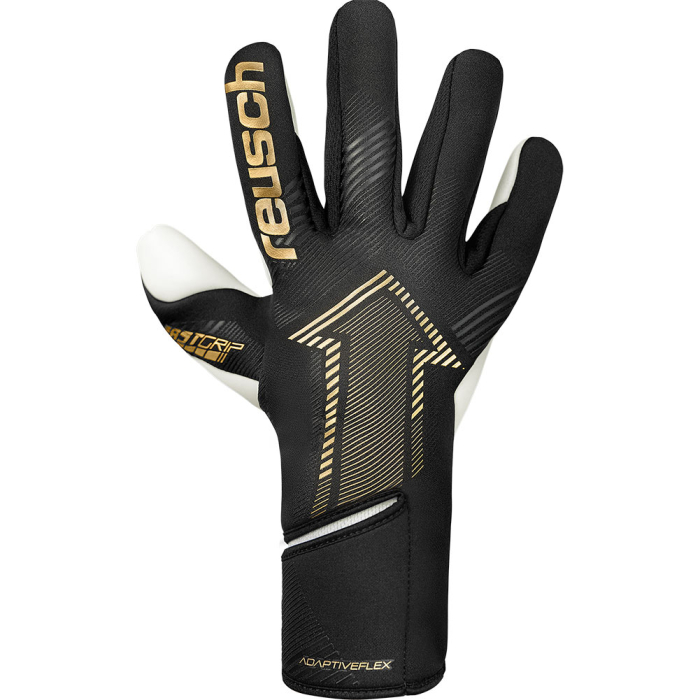 55702007707 Reusch Fastgrip Silver Goalkeeper Gloves black/metallic go