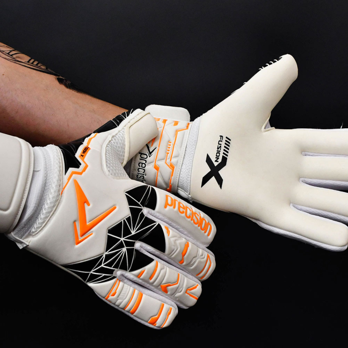 PRG1560 Precision Fusion X Negative Replica Goalkeeper Gloves White