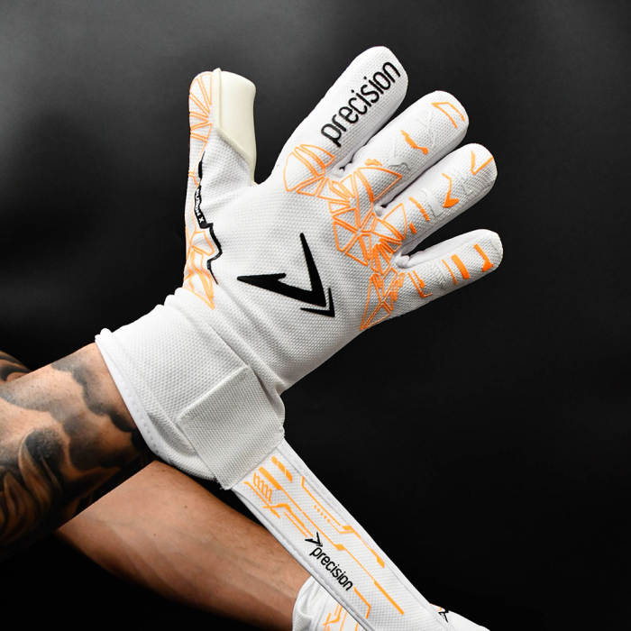  PRG162 Precision Fusion X Pro Lite Giga Goalkeeper Gloves white