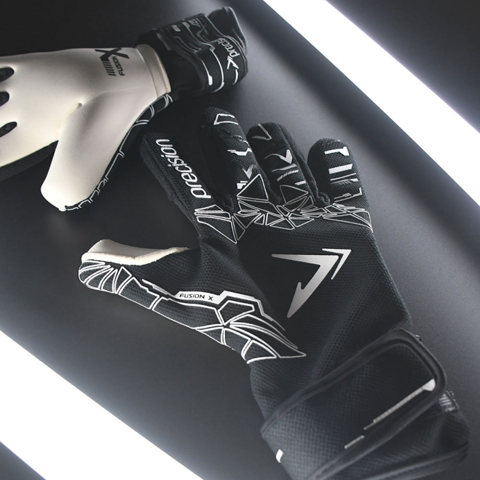 Precision Fusion X Pro Lite Giga Goalkeeper Gloves Black