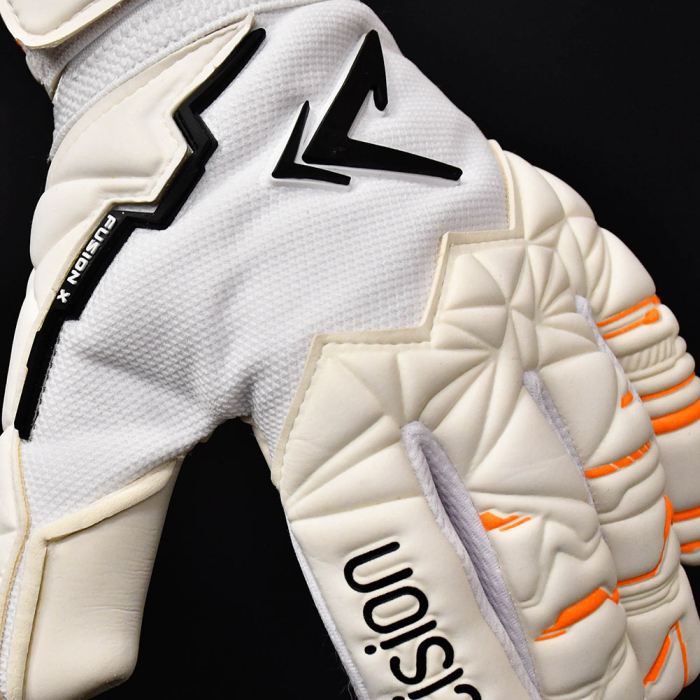 Precision Fusion X Pro Negative Contact Duo Goalkeeper Gloves White