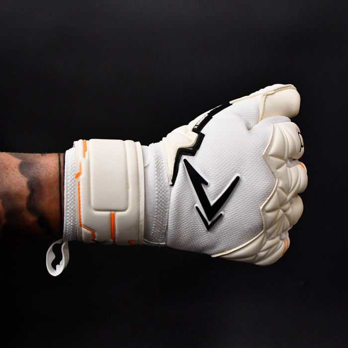 Precision Fusion X Pro Negative Contact Duo Goalkeeper Gloves White