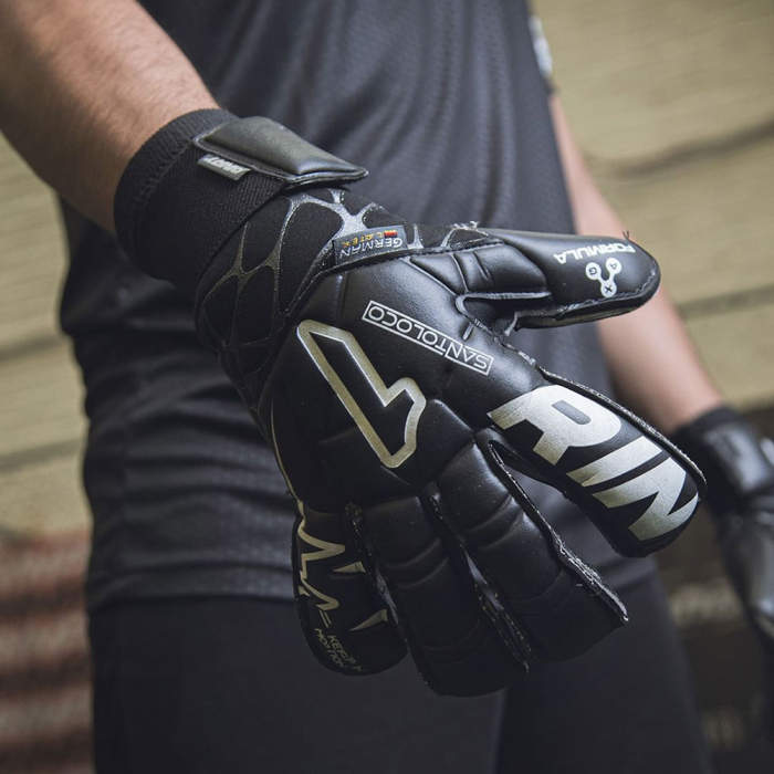 SAAA109 Rinat Santoloco Alpha Goalkeeper Gloves Black