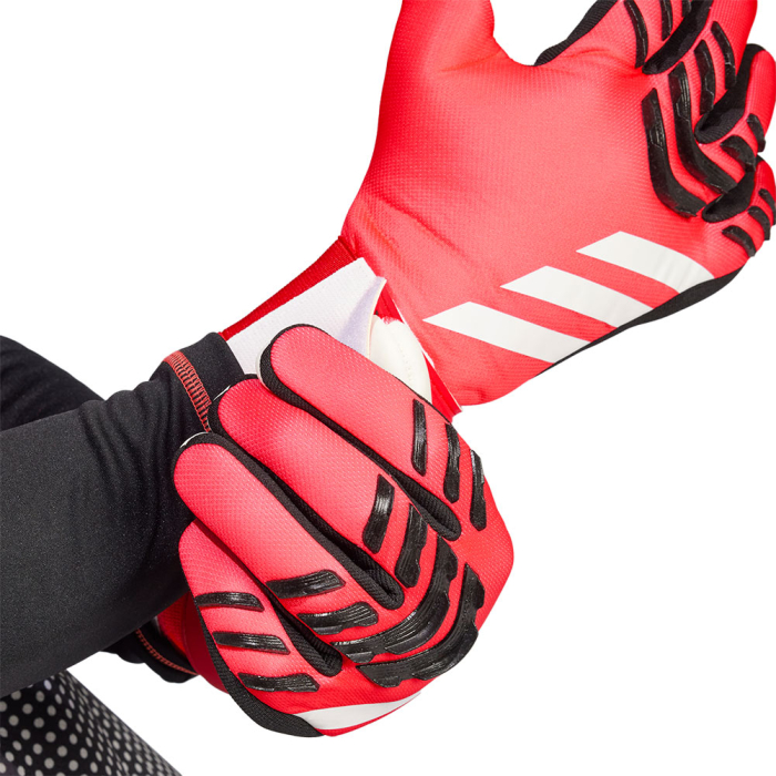 JH3819 adidas Predator League Goalkeeper Gloves Lucid Red / Pure Ruby