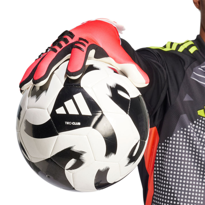 JH3819 adidas Predator League Goalkeeper Gloves Lucid Red / Pure Ruby