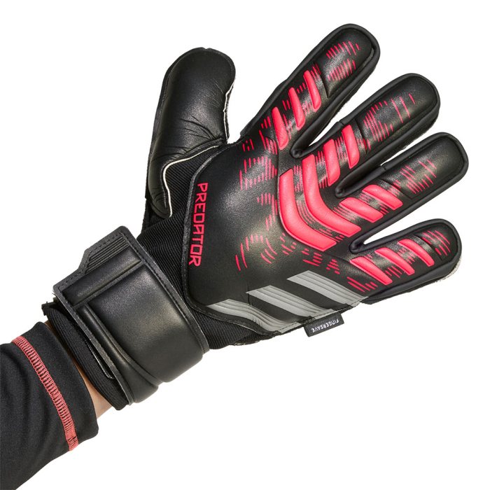 didas Predator Match Fingersave 'STEALTH VICTORY' Goalkeeper Gloves