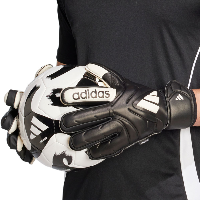 JM1791 adidas Copa Match Fingersave Junior Goalkeeper Gloves Black/Whi