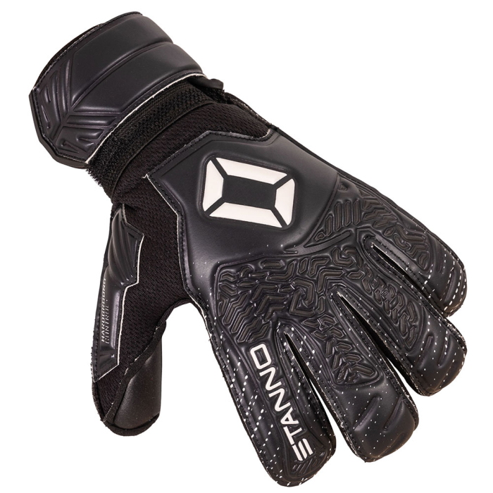 481416-8000 Stanno VI Roll Finger Junior Goalkeeper Gloves Black