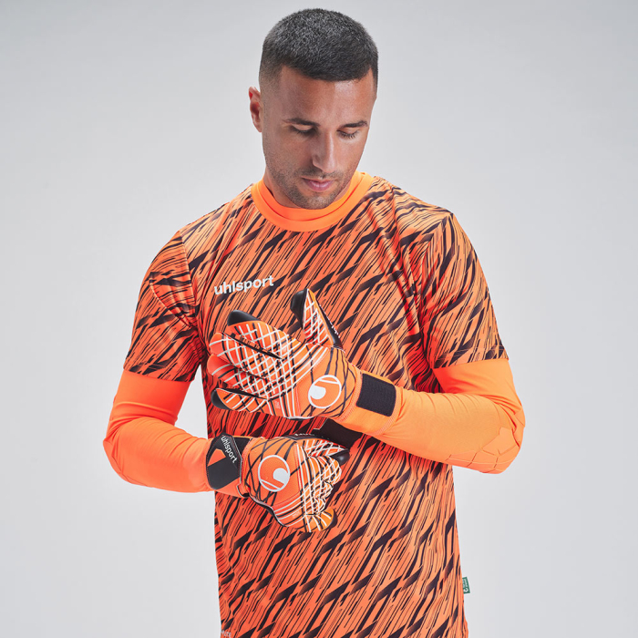 100531981 Uhlsport Progressive Goalkeeper Bundle Junior Fluo Orange