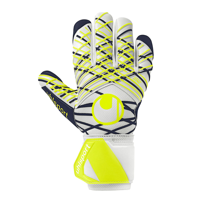 Uhlsport Absolutgrip HN Pro Junior Goalkeeper Gloves white/black/fluo 