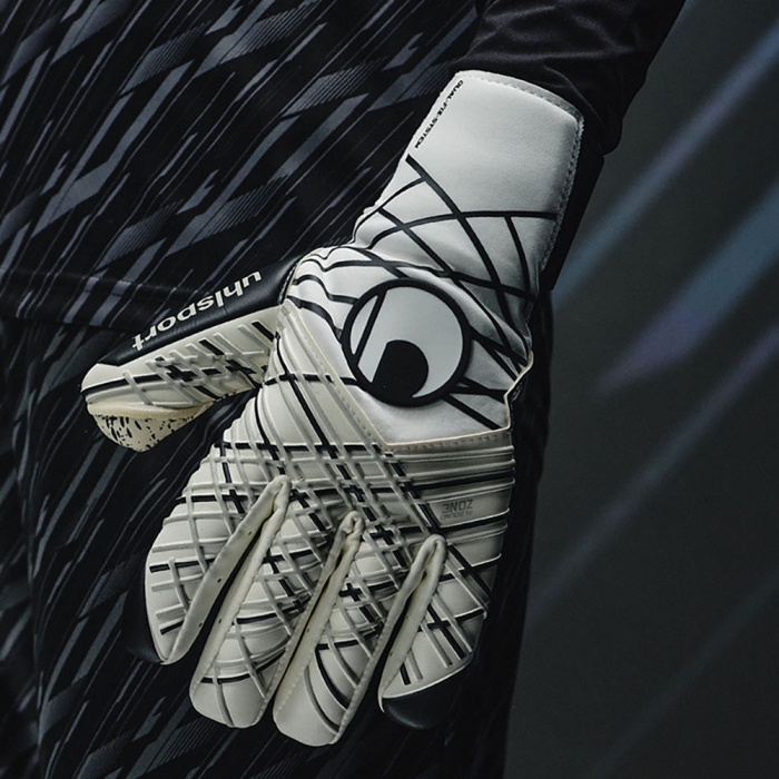 101136301 Uhlsport SUPERGRIP+ HN Goalkeeper Gloves white/black