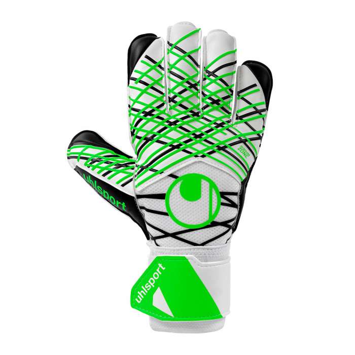 Uhlsport Soft Advanced Junior Goalkeeper Gloves White / Fluo Green