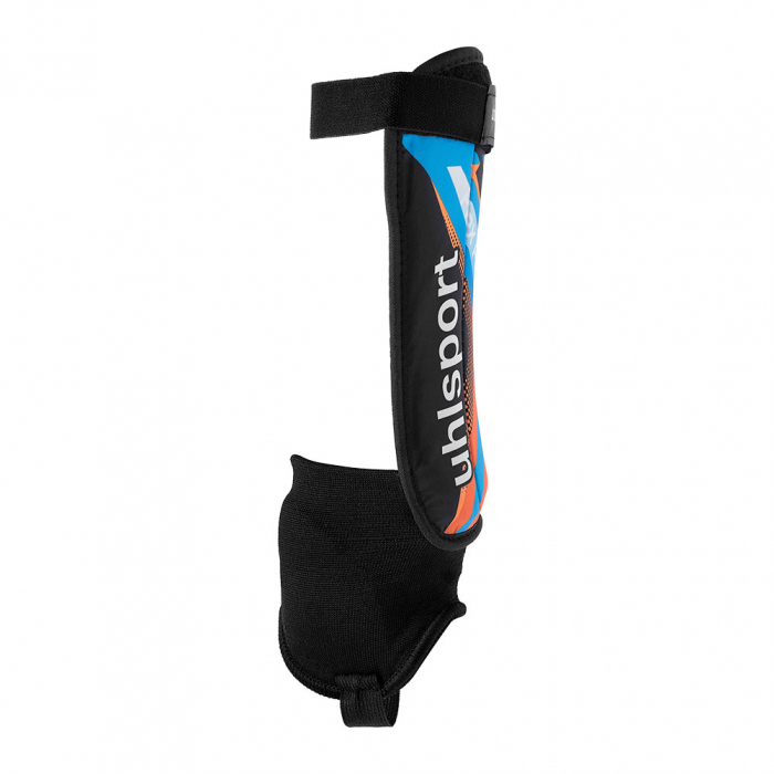 100681201 UHLSPORT FLEX PLATE Shin Guards Black/Fluo/Cyan