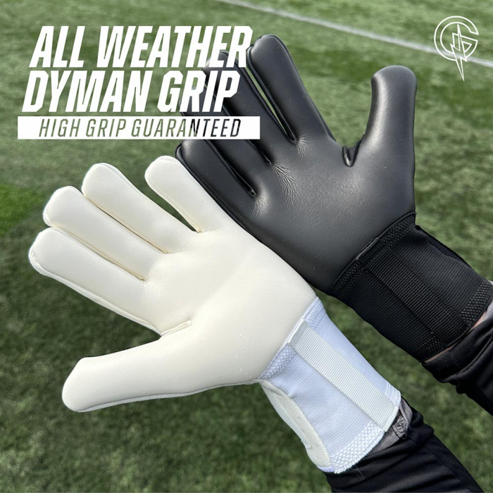 Keeper iD Goalproof Aero Lite Goalkeeper Gloves Off white / steel grey