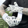 Keeper iD Goalproof INK Junior Goalkeeper Gloves White/Tattoo Navy 