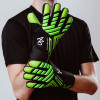 AB158J AB1 SHOCK-ZONE Pro Junior Goalkeeper Gloves black/fluogreen