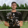 ELLTD Elite COURTOIS LIMITED EDITION Goalkeeper Gloves black - met gol