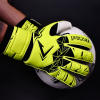 Precision Fusion X Flat Cut Essential Goalkeeper Gloves Fluo Yellow