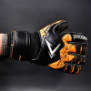 Precision Fusion X Roll Finger Protect Goalkeeper Gloves black/orange