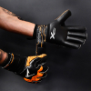 Precision Fusion X Roll Finger Protect Goalkeeper Gloves black/orange