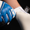 ONE NXT Pro Wave Negative Junior Goalkeeper Gloves White/Aqua Blue Wav