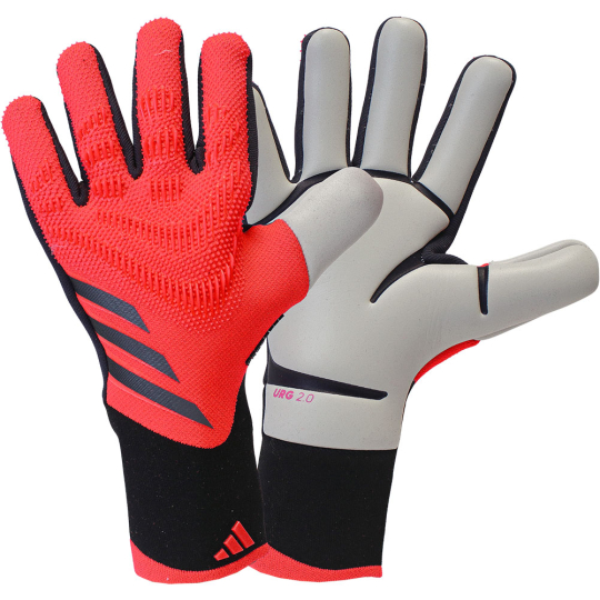 New Adidas Predator FH7293 Goalkeepers Gloves 2024 Sz 8 Blk Red