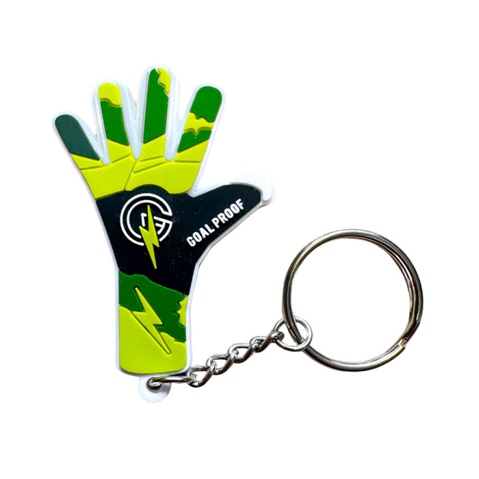 GPK003 Keeper iD Goalproof ENERGY Mini Glove Keyring Flash Lime Just Keepers