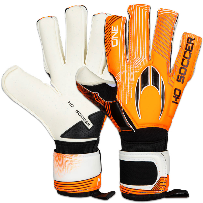 520375J HO Soccer One Shield Neg Jnr. (5mm all surface) Goalkeeper Gloves Orange