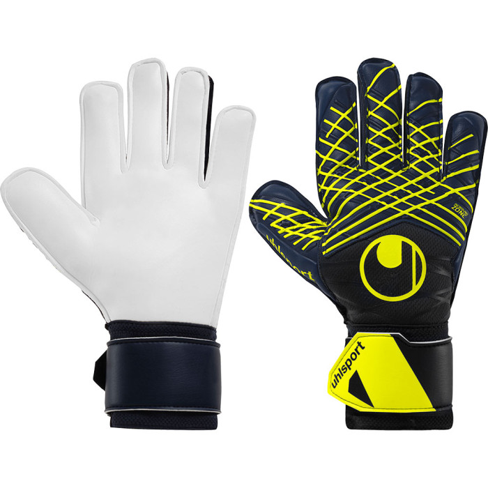 101133701J Uhlsport Prediction Soft Pro Junior Goalkeeper Gloves navy/fluo yellow