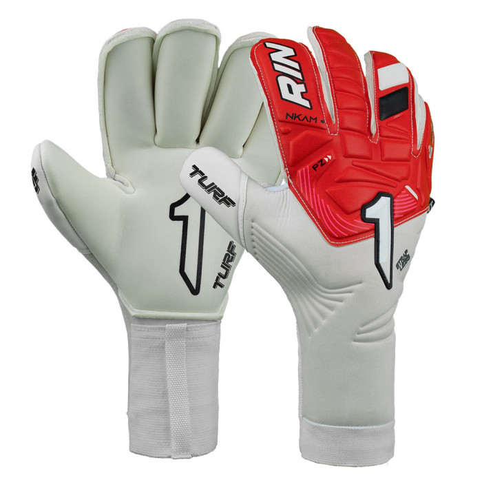 NKTFA140 Rinat NKAM Turf Onana Goalkeeper Gloves Red/White