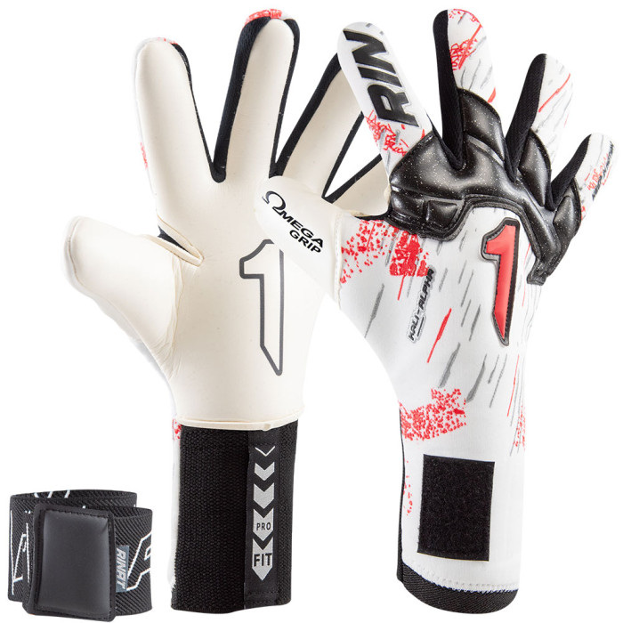 KAAA131 Rinat Kali Alpha Goalkeeper Gloves White/Red