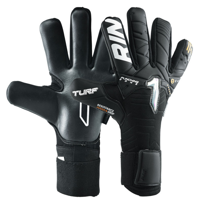 KRTFI109 Rinat Kratos Turf Junior Goalkeeper Gloves (Black)