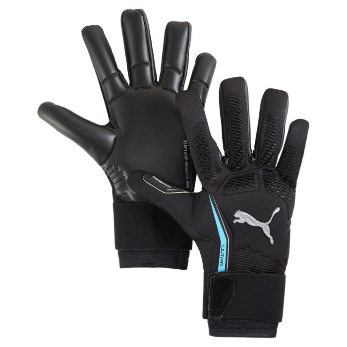 04194808 Puma ULTRA ULTIMATE Hybrid Goalkeeper Gloves Black