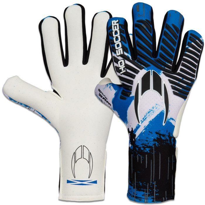 HO Soccer Pro Evolution SQUADRA SCOTLAND Junior Goalkeeper Gloves Blue/white