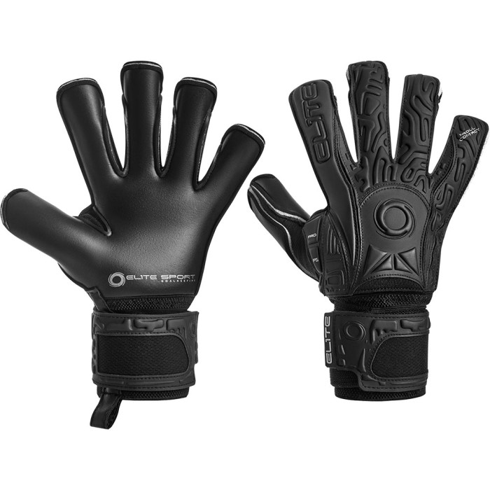 EL4SOLO Elite SOLO PROTECTION Goalkeeper Gloves Black