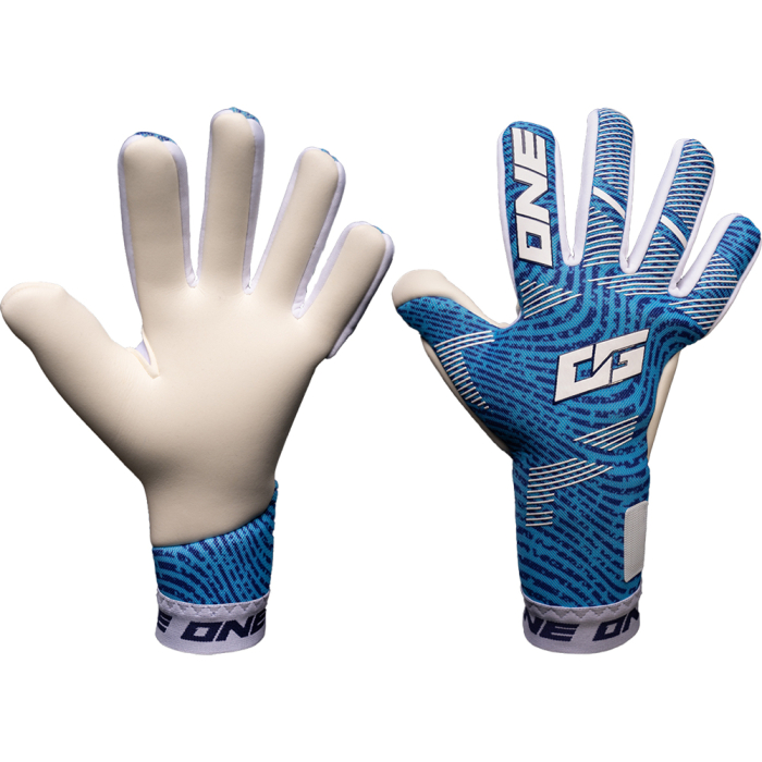 OG1-OCEAN ONE OG1 Wave Negative Goalkeeper Gloves Ocean Blue Wave Pack