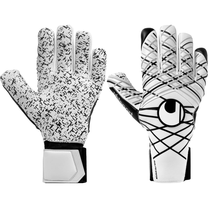 101136301 Uhlsport SUPERGRIP+ HN Goalkeeper Gloves white/black