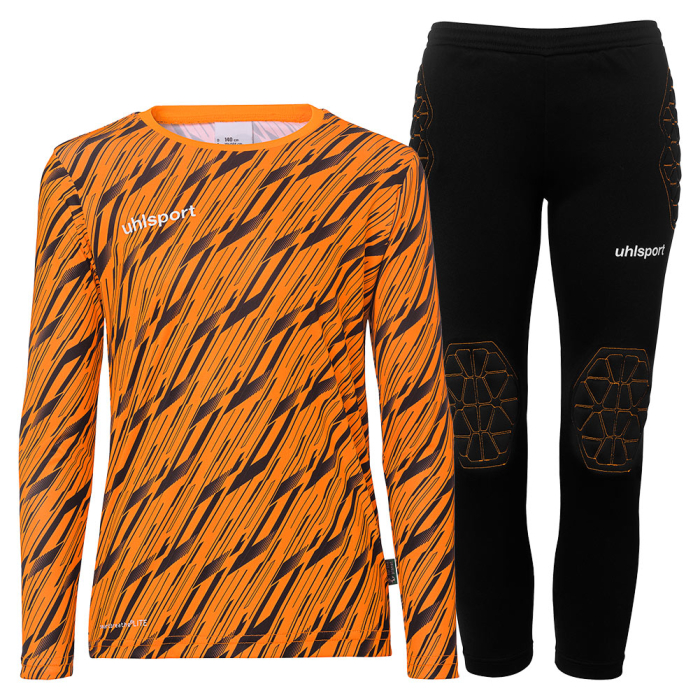 100531981 Uhlsport Progressive Goalkeeper Bundle Junior Fluo Orange